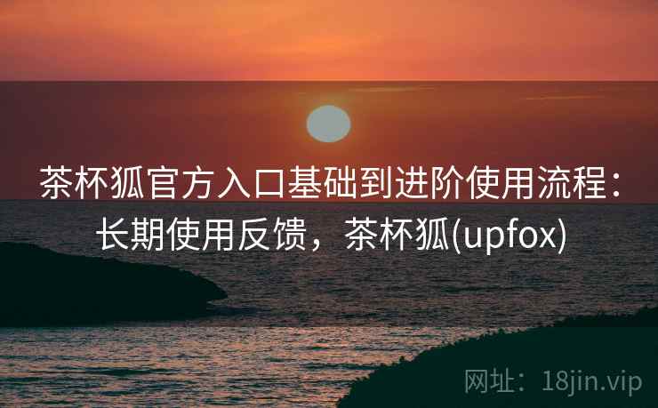茶杯狐官方入口基础到进阶使用流程：长期使用反馈，茶杯狐(upfox)