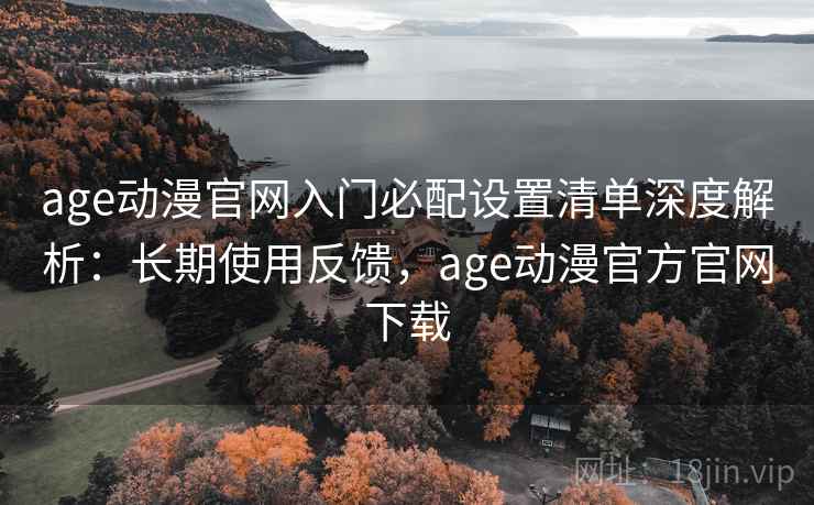 age动漫官网入门必配设置清单深度解析：长期使用反馈，age动漫官方官网下载